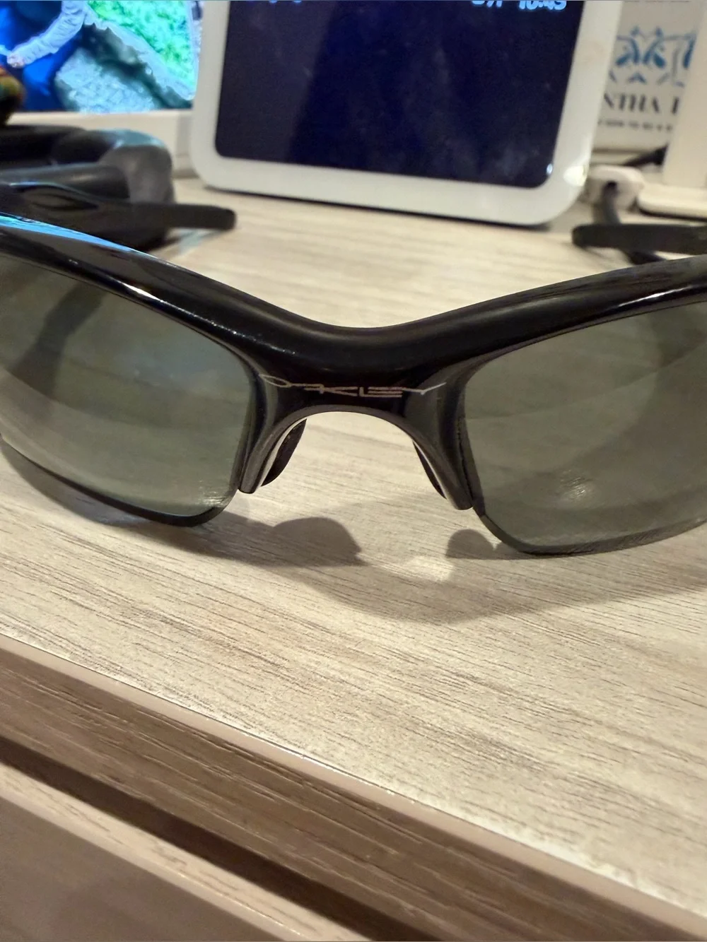 Oakley Black Polarized Sport Sunglasses